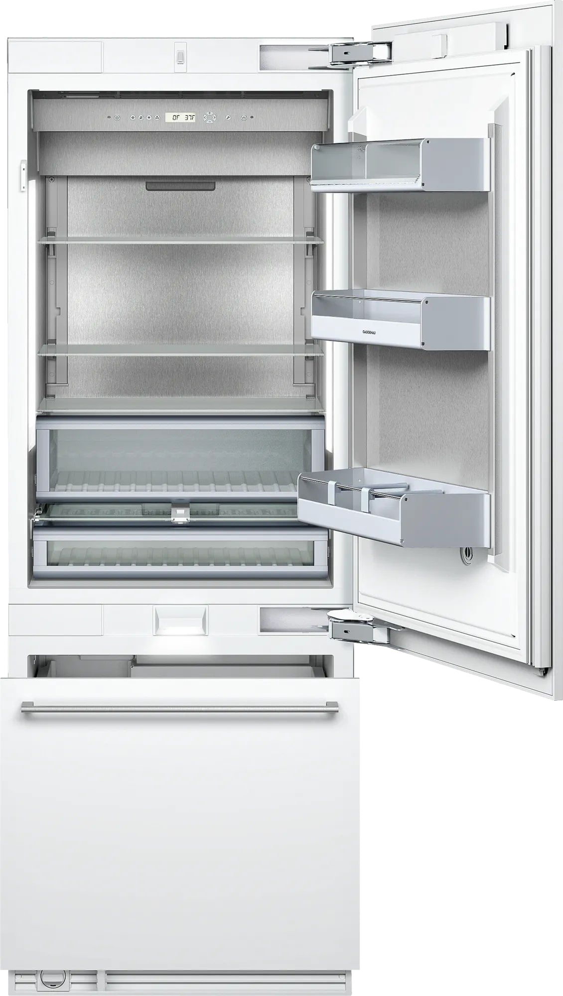 Gaggenau - 29.75 Inch 16 cu. ft Built In / Integrated Bottom Mount Refrigerator in Panel Ready - RB472701