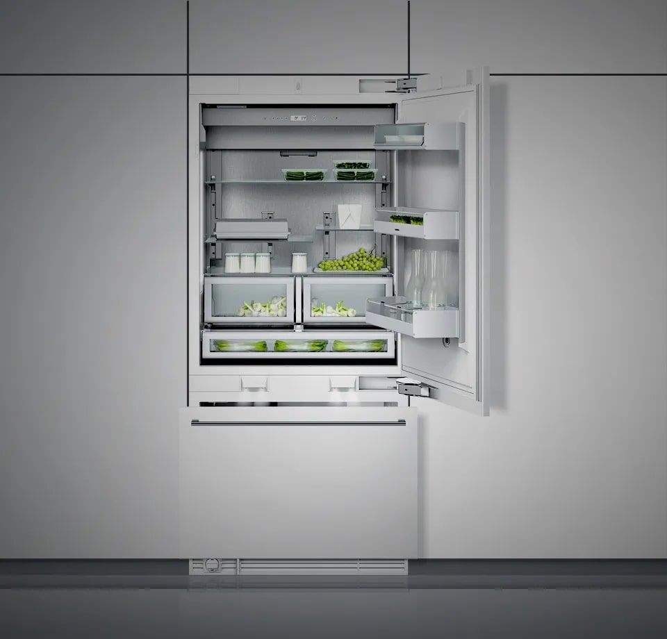Gaggenau - 35.75 Inch 19.7 cu. ft Built In / Integrated Bottom Mount Refrigerator in Panel Ready - RB492701