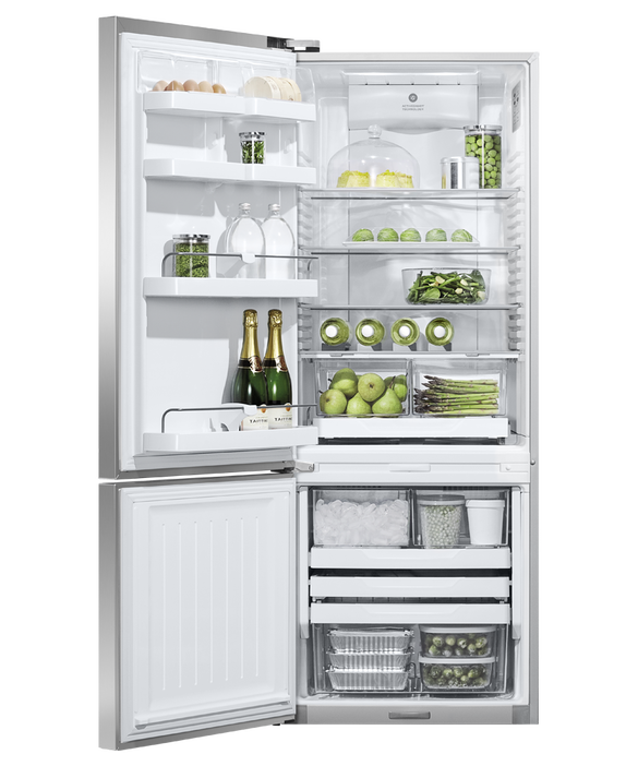 Fisher Paykel - 25 Inch 13.5 cu. ft Bottom Mount Refrigerator in Stainless - RF135BDLX4 N