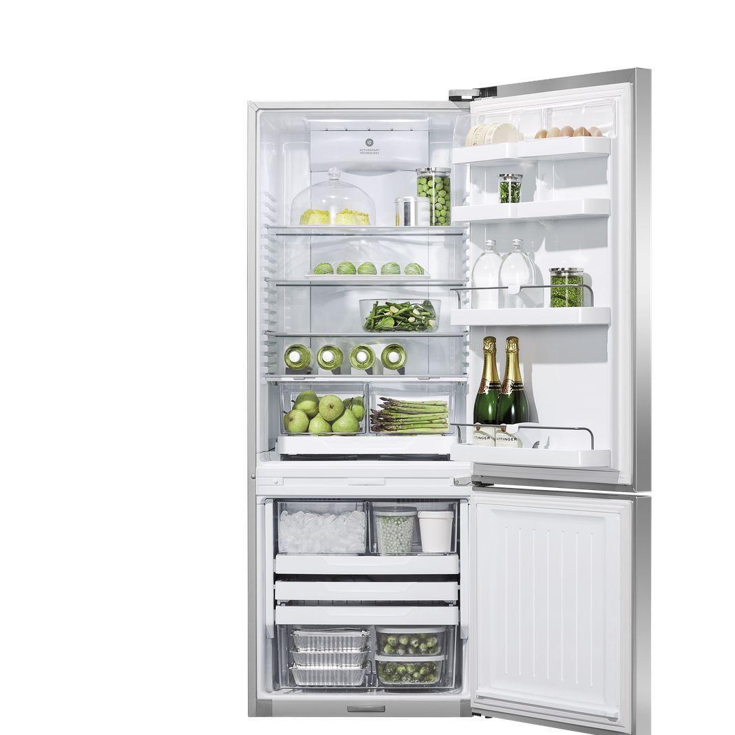 Fisher Paykel - 25 Inch 13.4 cu. ft Bottom Mount Refrigerator in Stainless - RF135BDRUX4 N