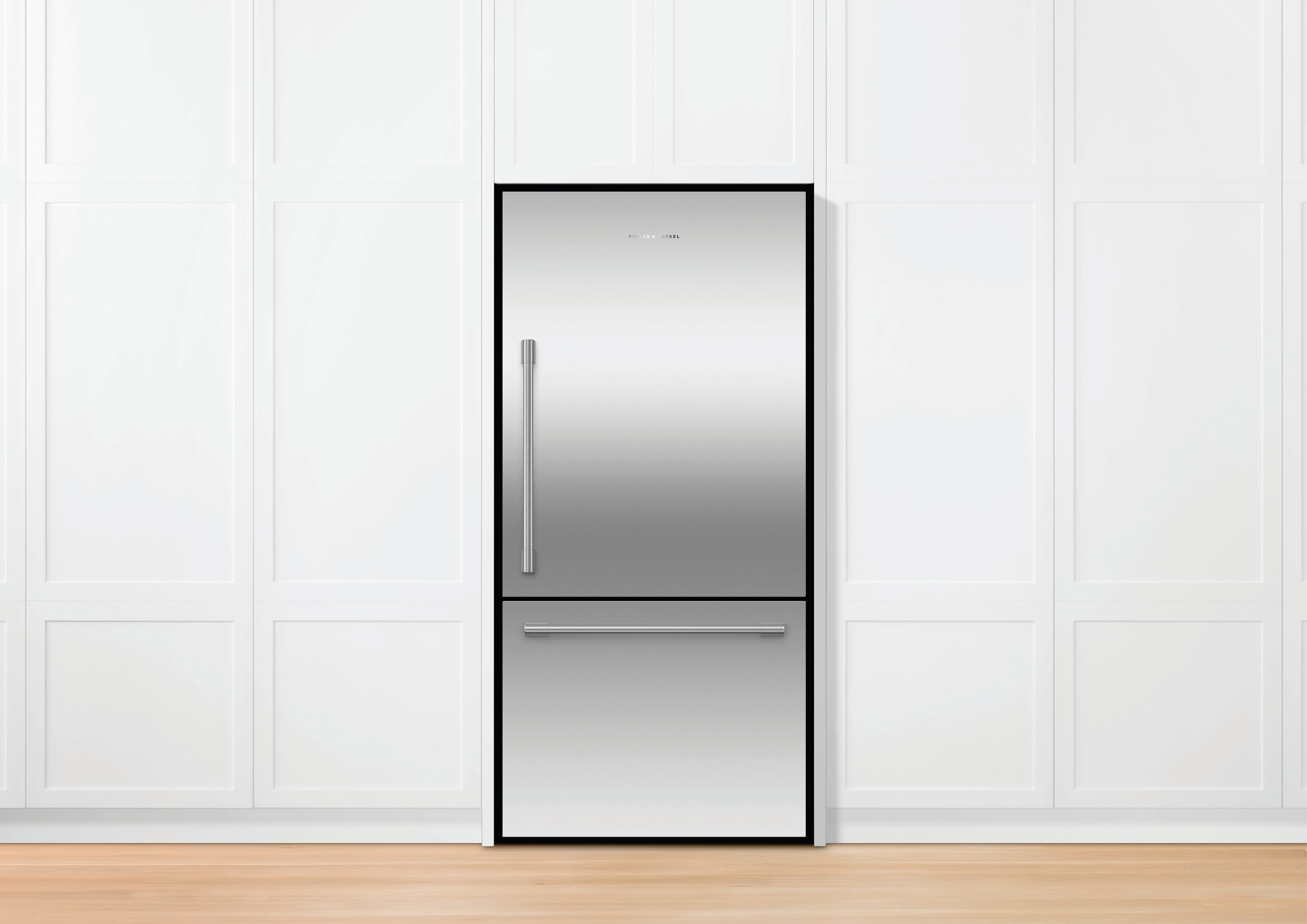 Fisher & Paykel - 32 Inch 17.1 cu. ft Bottom Mount Refrigerator in Stainless - RF170WRHJX1