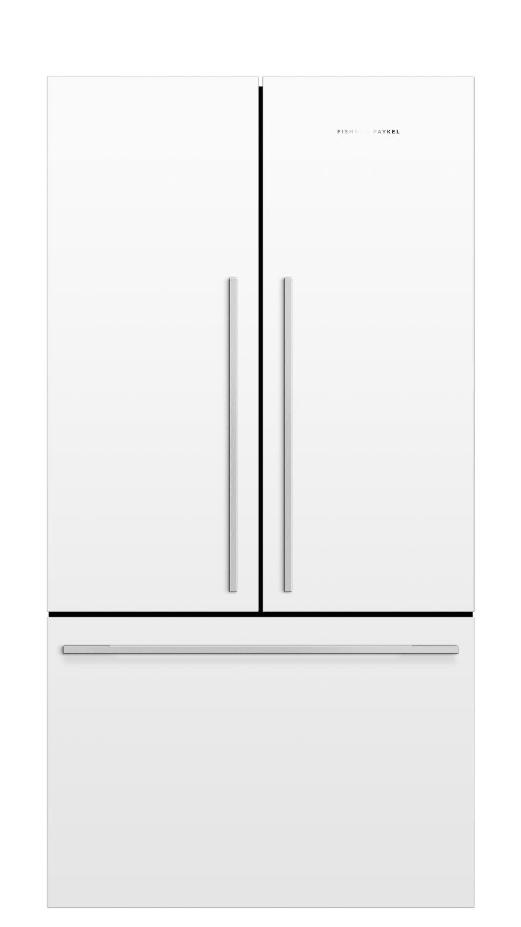 Fisher Paykel - 35.5 Inch 20.1  cu. ft French Door Refrigerator in White - RF201ADW5 N