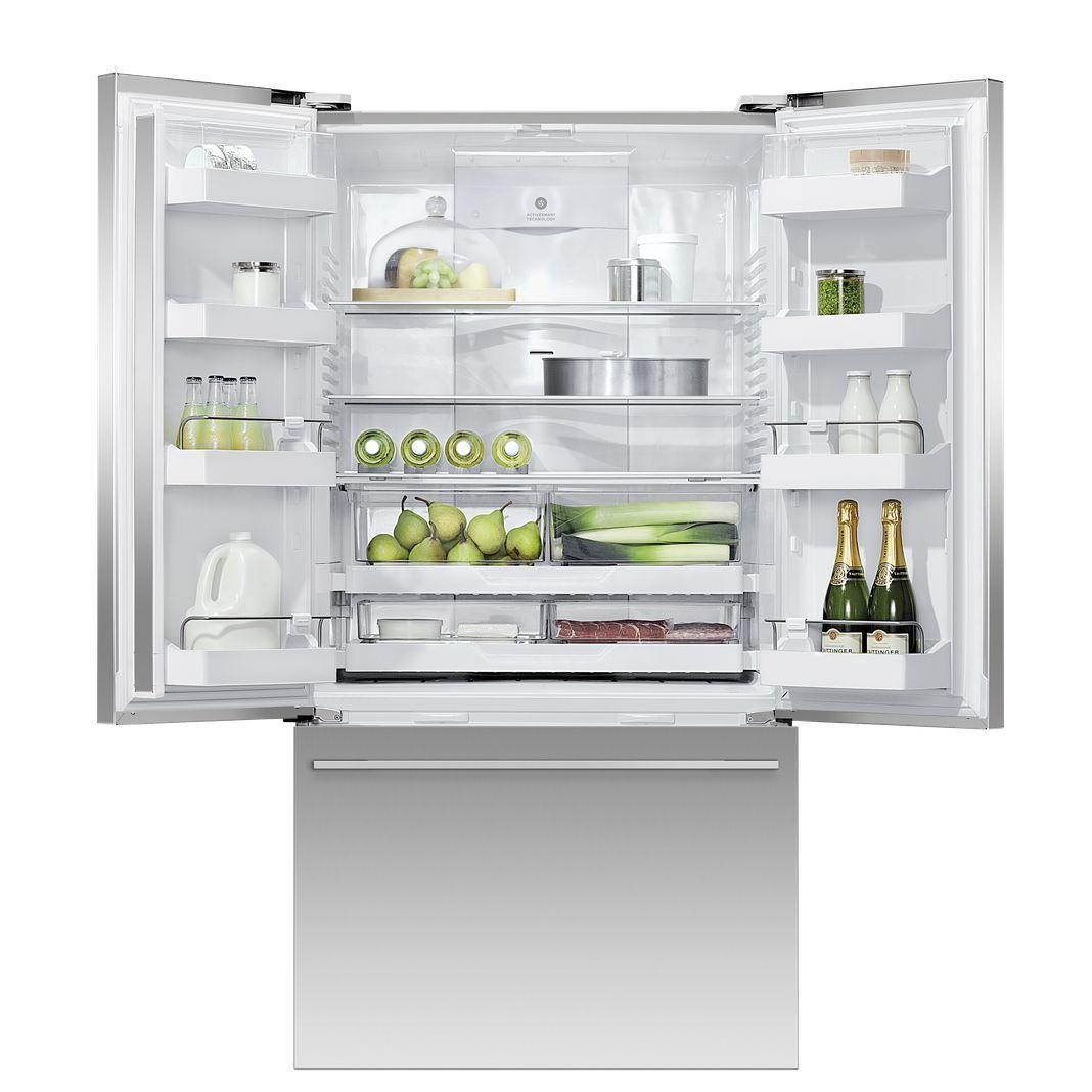 Fisher Paykel - 35.5 Inch 20.1  cu. ft French Door Refrigerator in Stainless - RF201ADX5 N