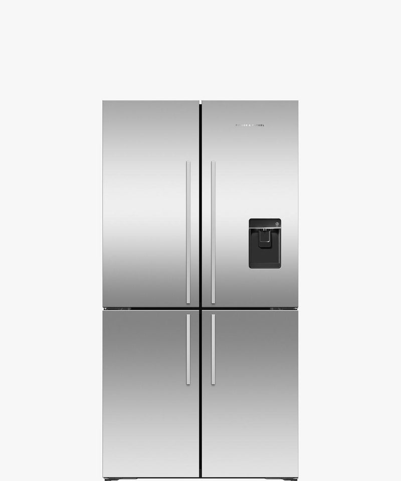 Fisher Paykel - 35.6 Inch 18.9 cu. ft Quad Door Refrigerator in Stainless - RF203QDUVX1