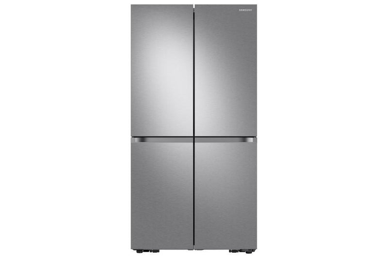 Samsung - 35.875 Inch 22.9 cu. ft 4-Door Flex  French Door Refrigerator in Stainless - RF23A9071SR