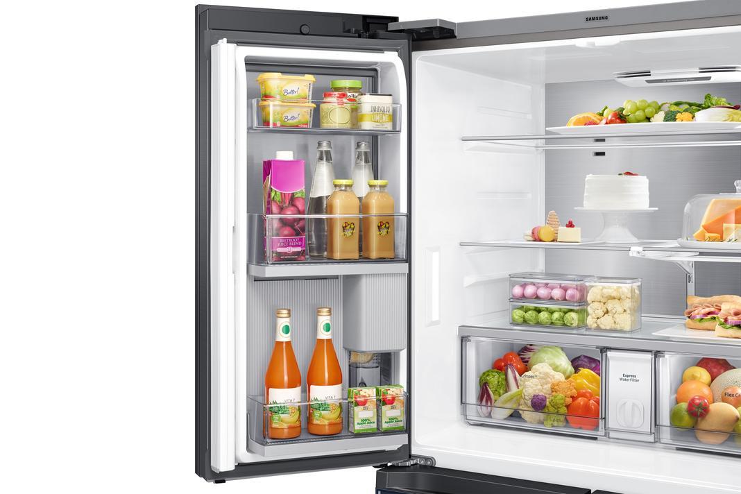 Samsung - Bespoke 35.87 Inch 22.8 cu. ft 4-Door Flex Refrigerator in Panel Ready - RF23A9675AP