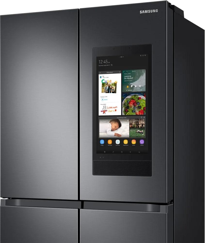 Samsung - 35.875 Inch 22.5 cu. ft 4-Door Flex Refrigerator in Black Stainless - RF23A9771SG