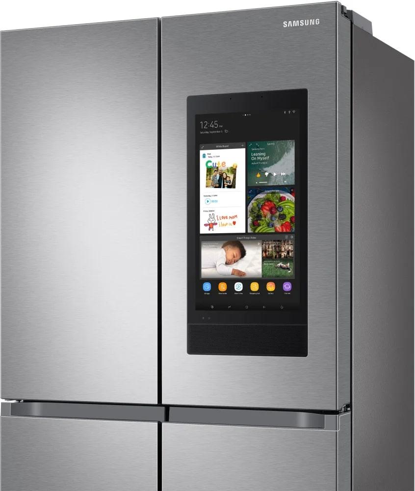 Samsung - 35.875 Inch 22.5 cu. ft 4-Door Flex Refrigerator in Stainless - RF23A9771SR