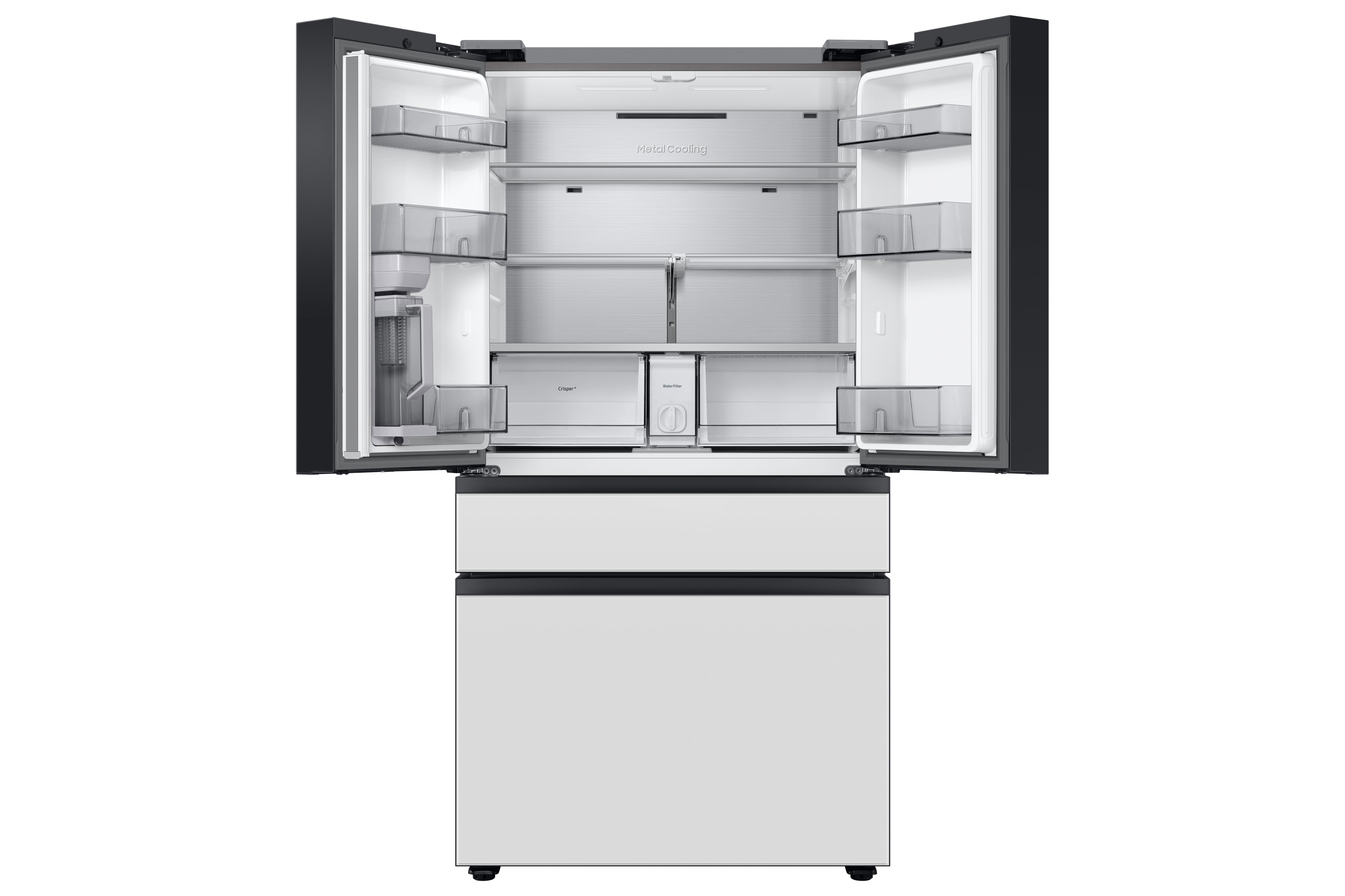 Samsung - Bespoke 35.8 Inch 22.9 cu. ft French Door Refrigerator in Panel Ready - RF23BB8200APAA