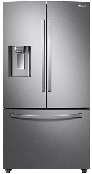Samsung - 35.75 Inch 22.6 cu. ft French Door Refrigerator in Stainless - RF23R6201SR