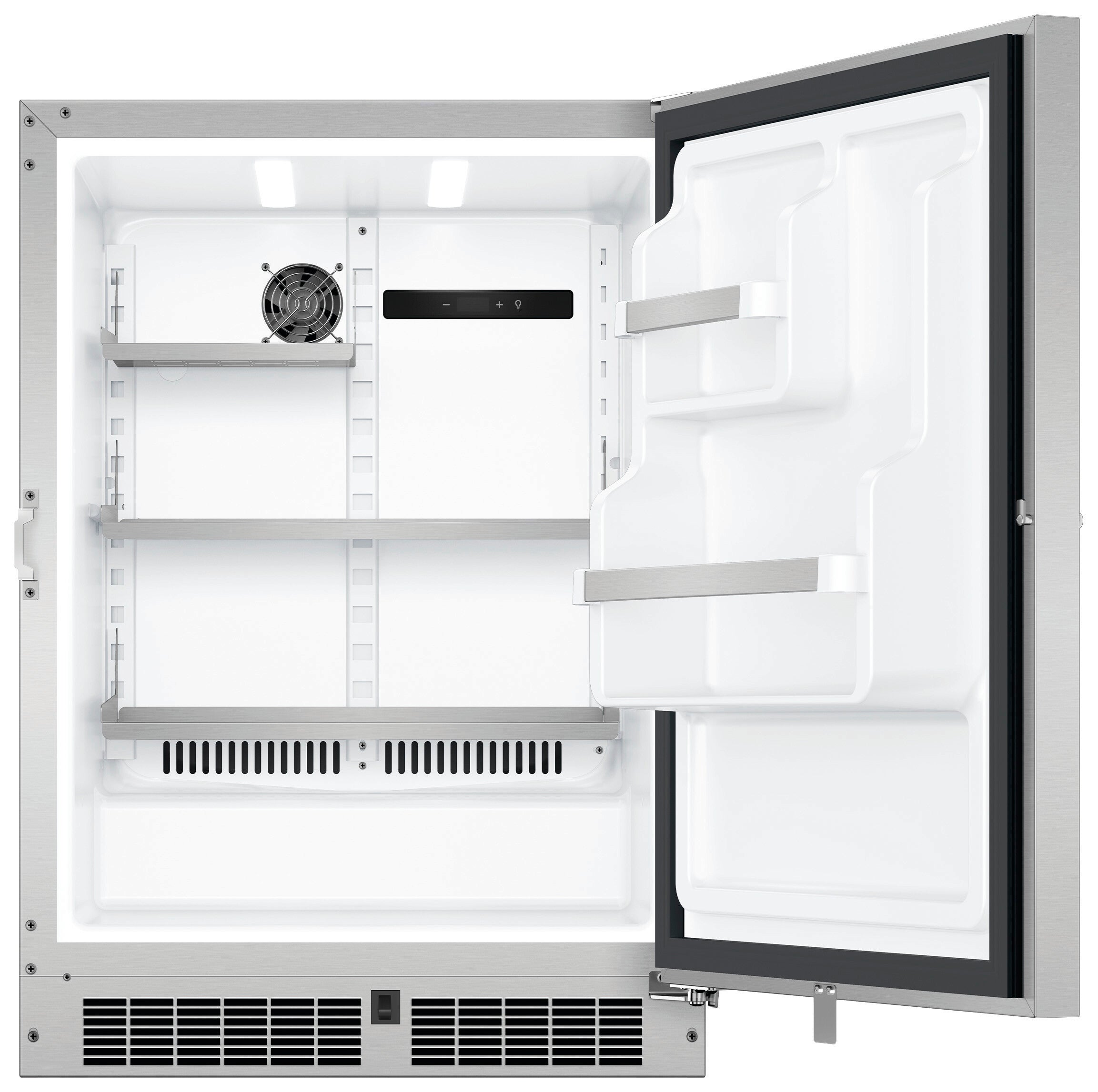 DCS - 23.88 Inch 5.3 cu. ft Mini Fridge Refrigerator in Stainless (Open Box) - RF24RE4