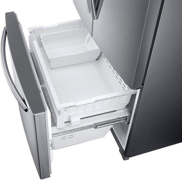 Samsung - 35.75 Inch 25.7 cu. ft French Door Refrigerator in Stainless - RF26HFENDSR