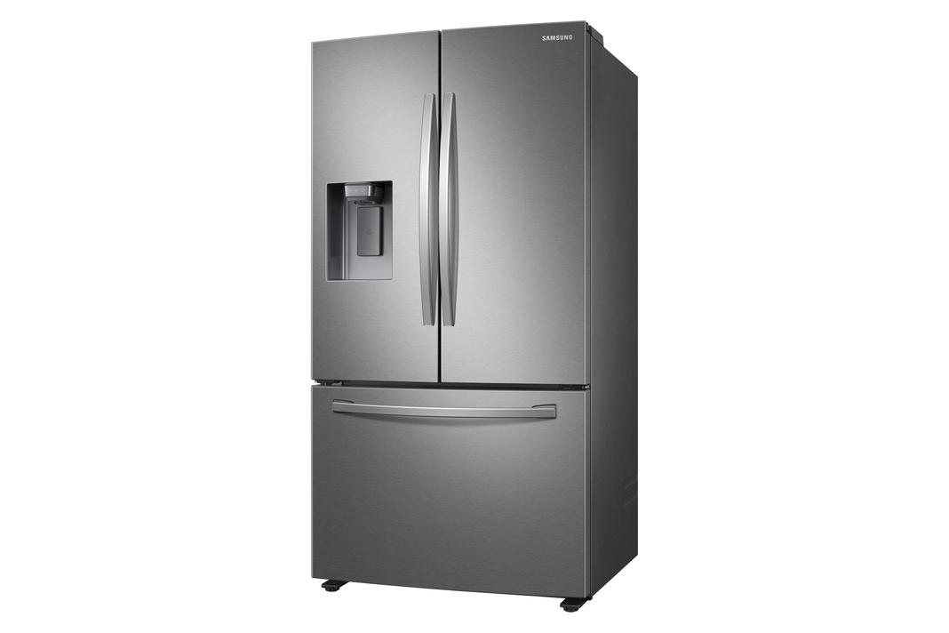 Samsung - 35.8 Inch 27 cu. ft French Door Refrigerator in Stainless - RF27T5201SR