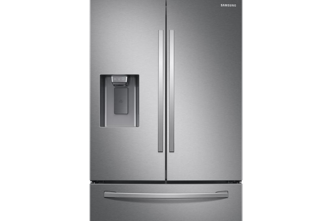 Samsung - 35.8 Inch 27 cu. ft French Door Refrigerator in Stainless - RF27T5201SR