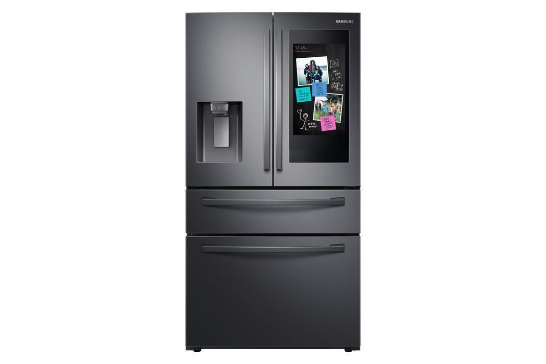 Samsung - 35.8 Inch 27.7 cu. ft French Door Refrigerator in Stainless - RF28R7551SG