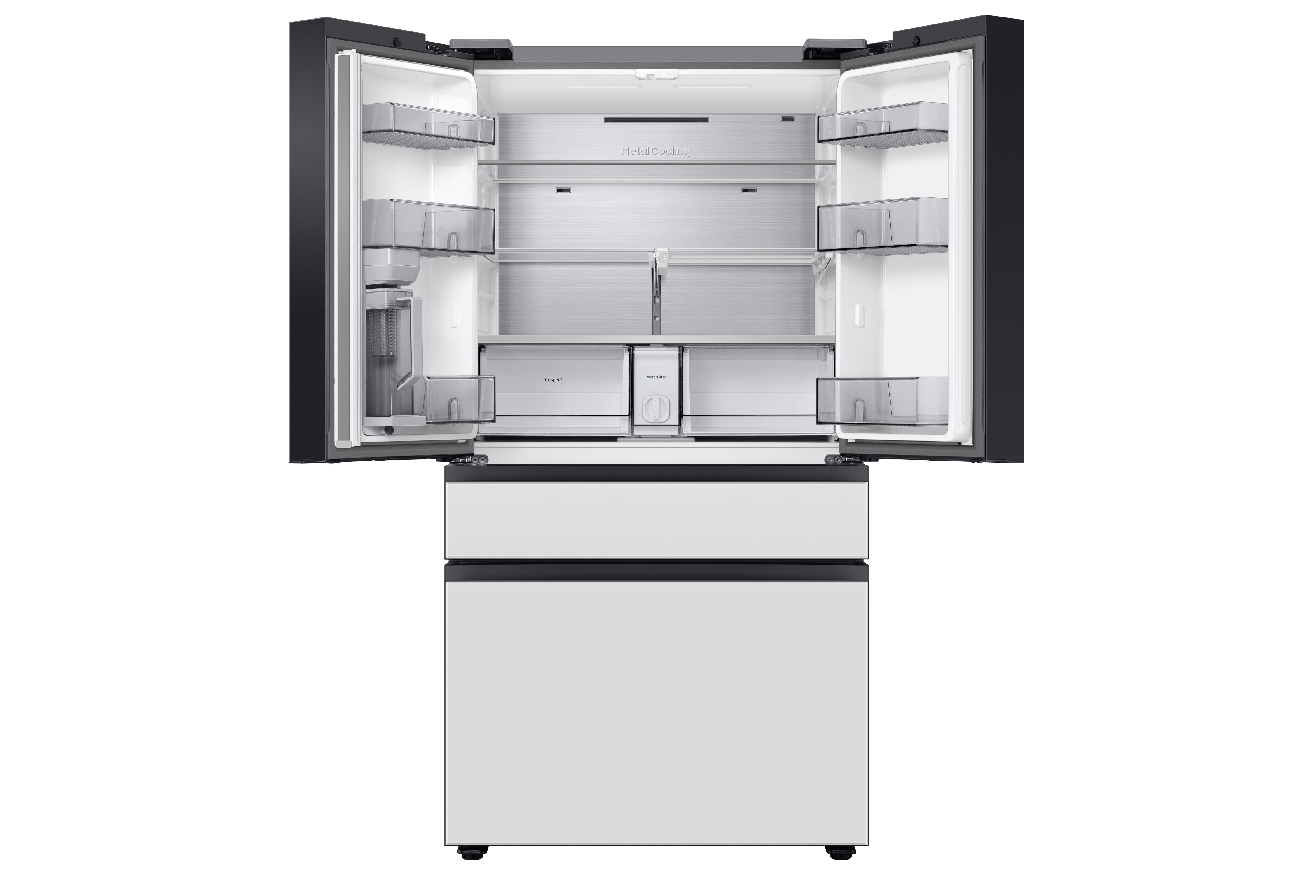Samsung - Bespoke 35.8 Inch 28.9 cu. ft French Door Refrigerator in Panel Ready - RF29BB8200APAA