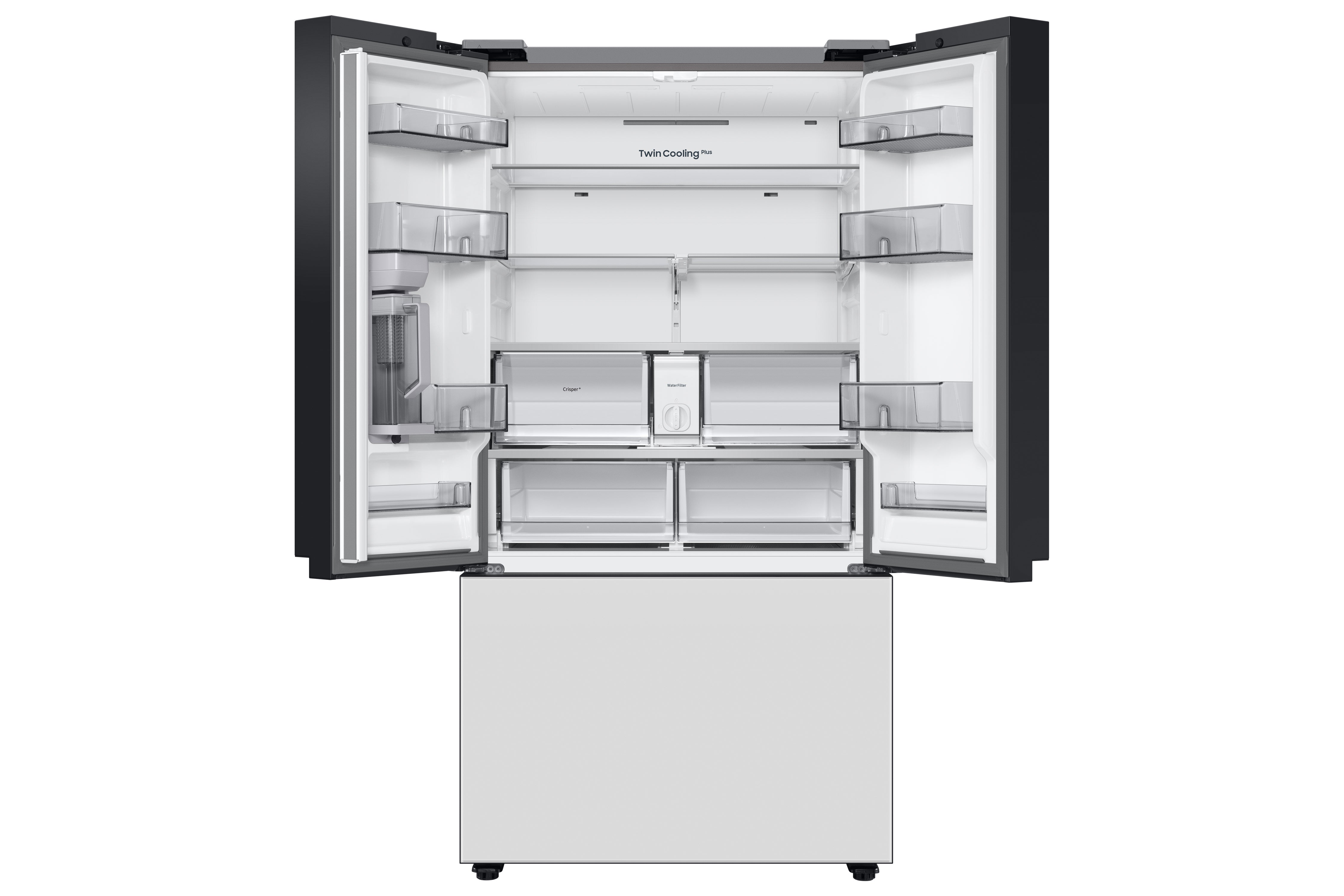 Samsung - Bespoke 35.75 Inch 30.1 cu. ft French Door Refrigerator in Panel Ready - RF30BB6200APAA