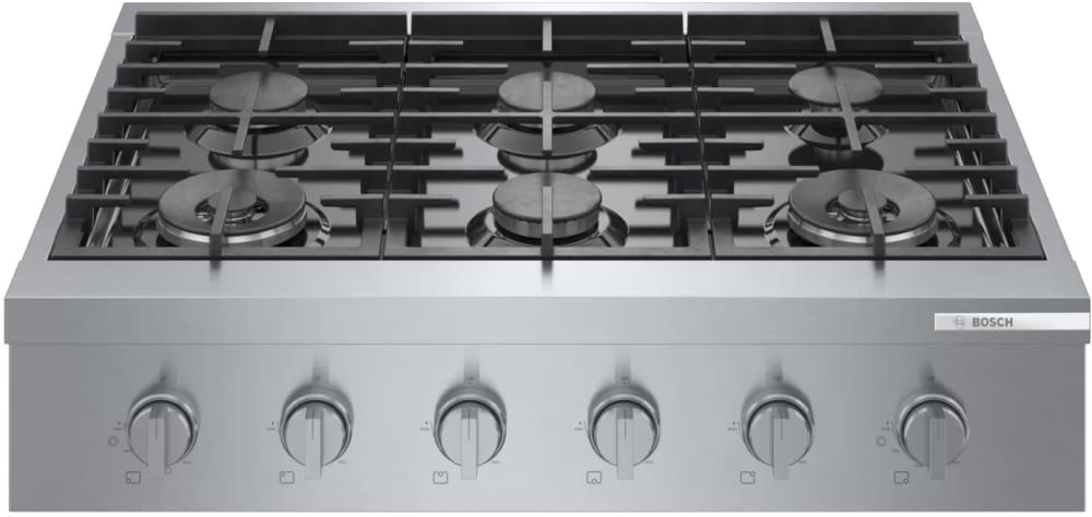 Bosch - 35.9 inch wide Gas Cooktop in Stainless - RGM8658UC
