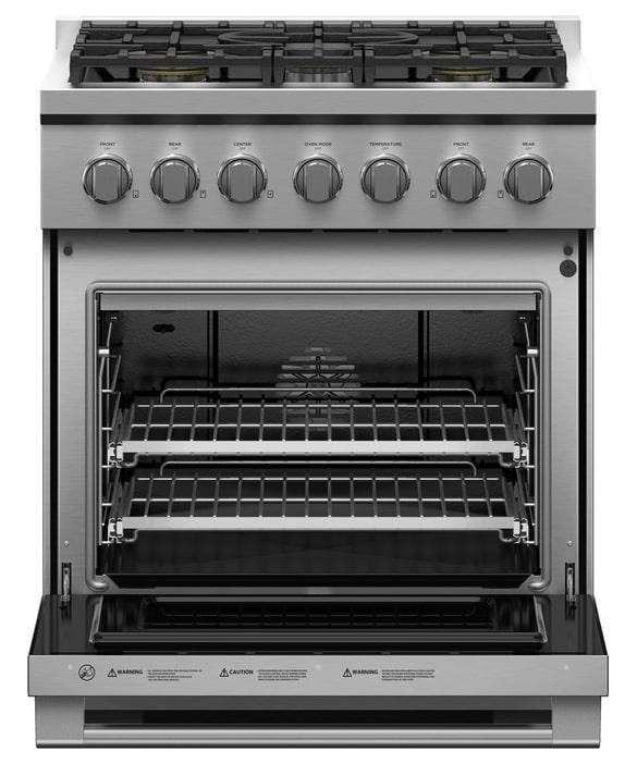 Fisher Paykel - 4.6 cu. ft  Gas Range in Stainless - RGV3-305-N