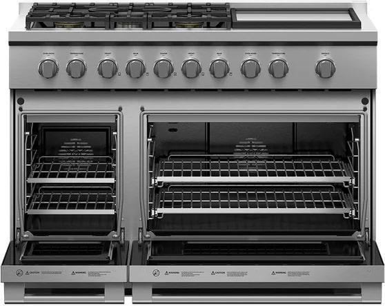 Fisher Paykel - 7.7 cu. ft  Gas Range in Stainless - RGV3-486GD-L