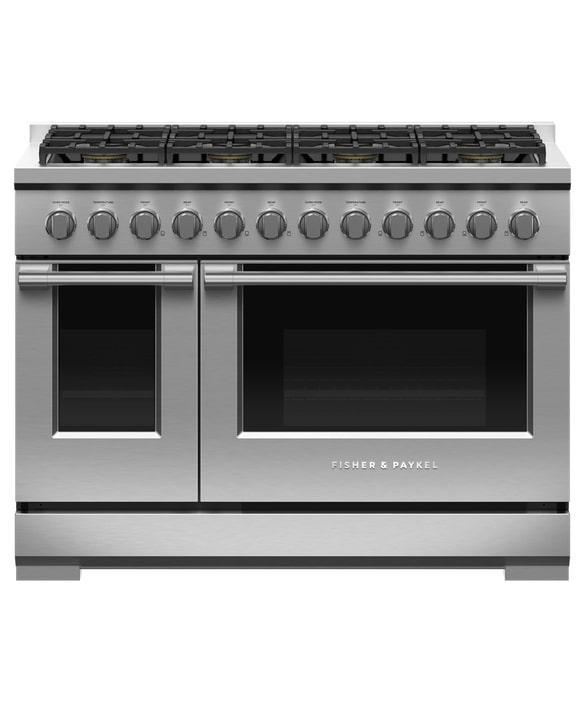 Fisher Paykel - 7.7 cu. ft  Gas Range in Stainless - RGV3-488-L