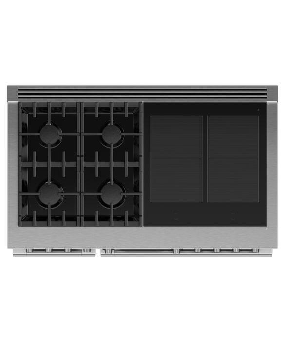 Fisher Paykel - 6.9 cu. ft  Dual Fuel Range in Stainless - RHV3-484-L