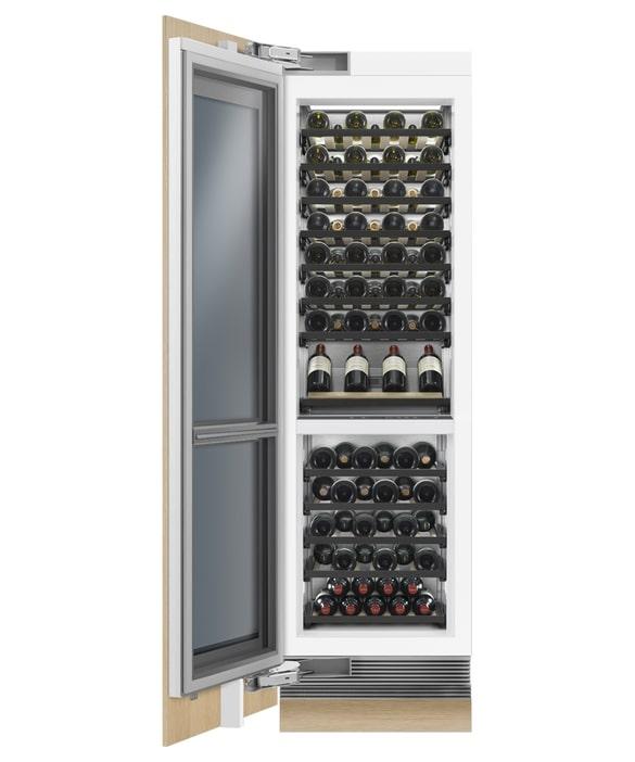 Fisher Paykel - 23.75 Inch 91 Bottles Built In / Integrated Wine Fridge Refrigerator in Panel Ready - RS2484VL2K1