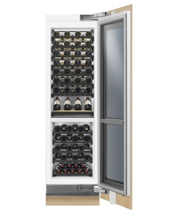 Fisher Paykel - 23.75 Inch 91 Bottles Built In / Integrated Wine Fridge Refrigerator in Panel Ready - RS2484VR2K1