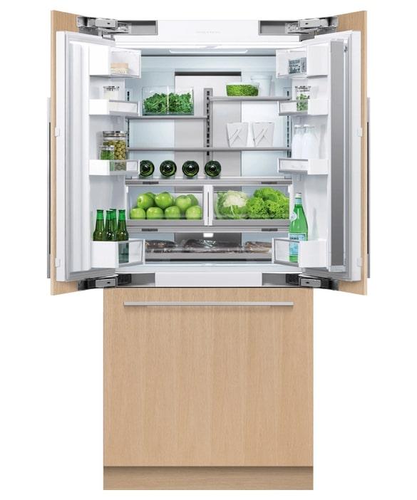 Fisher Paykel - 35.65625 Inch 16.8 cu. ft Built In / Integrated French Door Refrigerator in Panel Ready - RS36A80J1 N