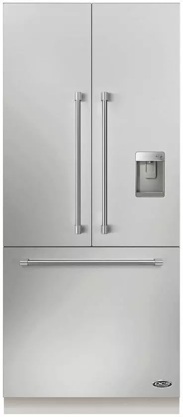 DCS - 35.65625 Inch 16.8 cu. ft Built In / Integrated French Door Refrigerator in Stainless - RS36A80UC1