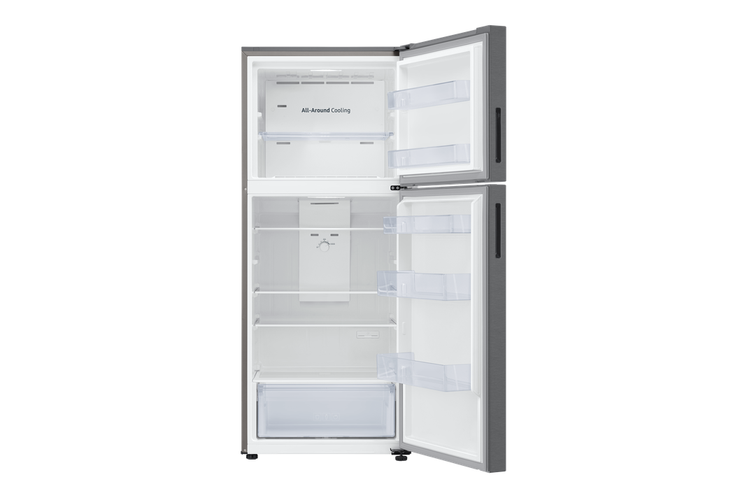 Samsung - 27.5 Inch 15.6 cu. ft Top Mount Refrigerator in Stainless - RT16A6105SR