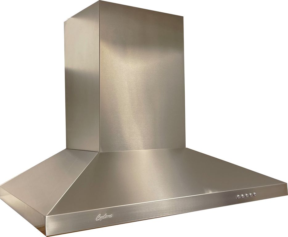 Cyclone - 36" 300 CFM Pyramid Shape Wall Mount Range Hood in Stainless Steel - SCB31636
