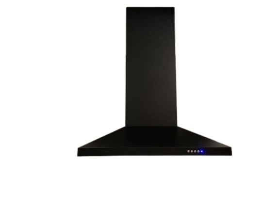 Cyclone - 29.75 Inch 550 CFM Wall Mount and Chimney Range Vent in Black - SCB51630MB