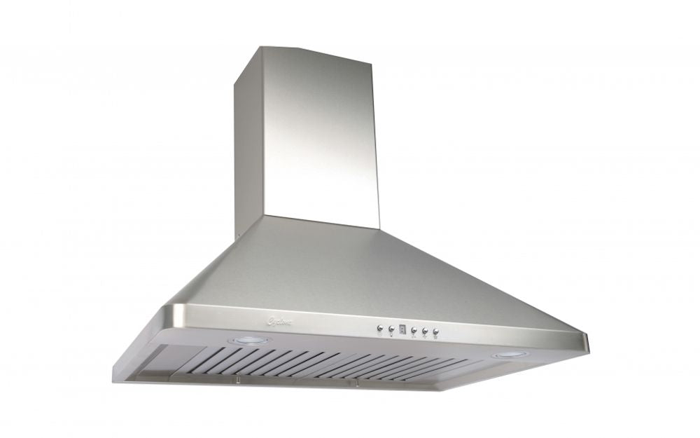 Cyclone - 30 Inch 650 CFM Wall Mount and Chimney Range Vent in Stainless - SCB71530