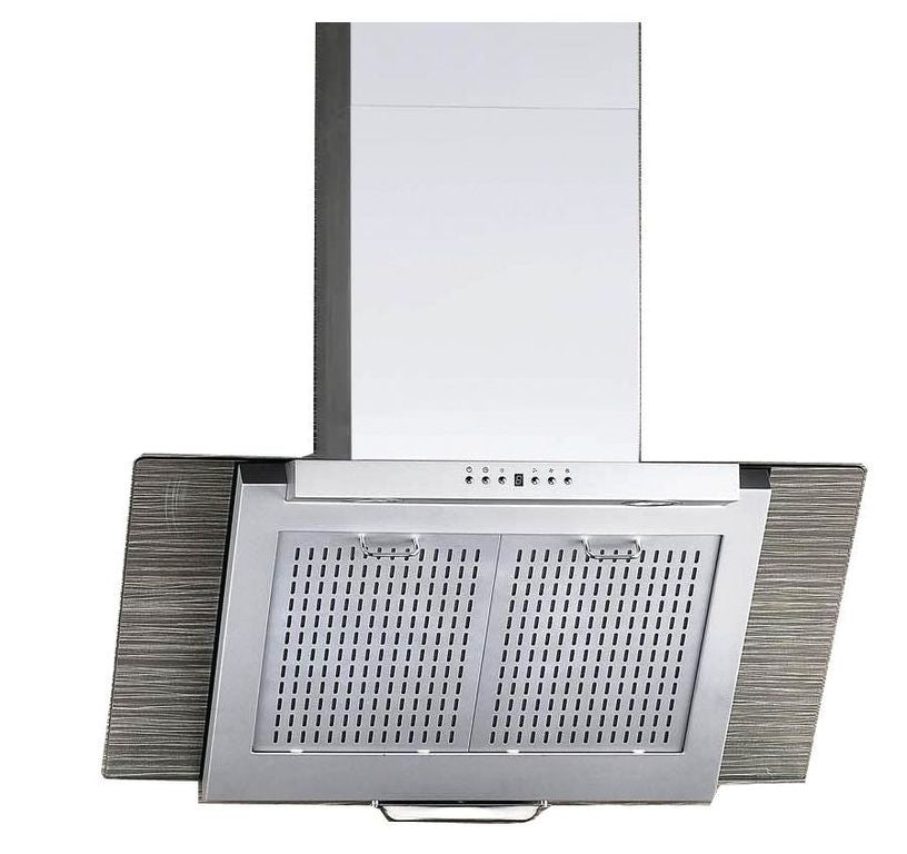 Cyclone - 35.5 Inch 650 CFM Wall Mount and Chimney Range Vent in Stainless - SCB71736