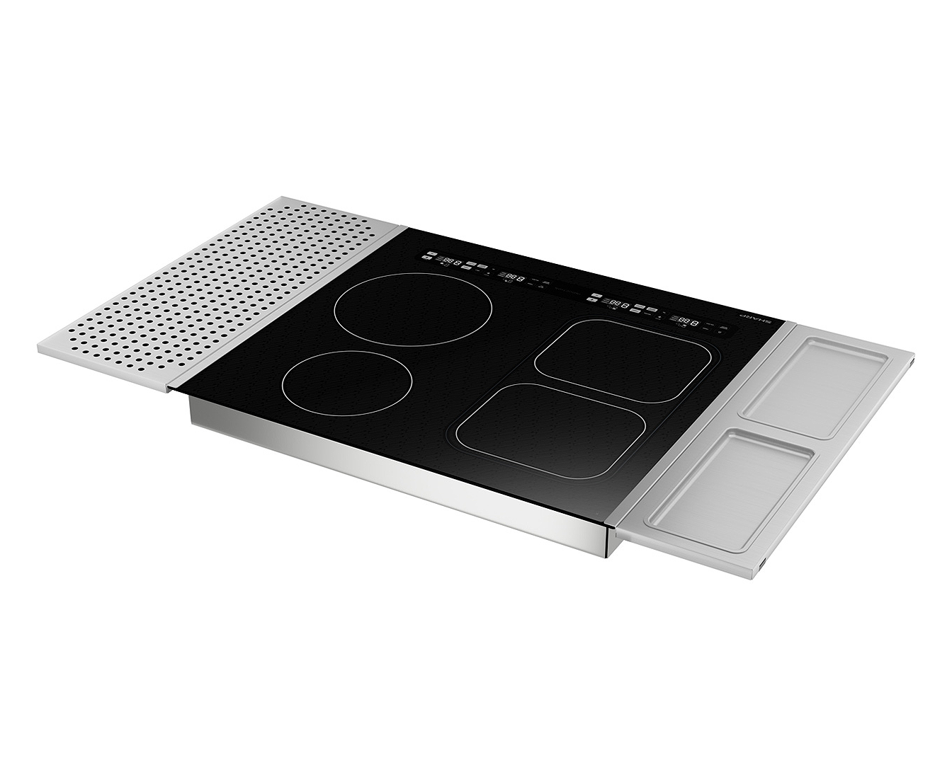 Sharp - 24 inch wide Induction Cooktop in Black - SCH2443GB