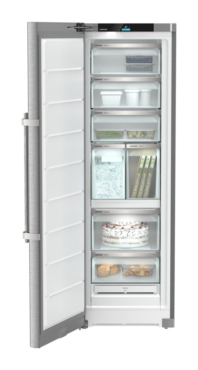 Liebherr - 9.8 cu. Ft  Upright Freezer in Stainless - SF5291