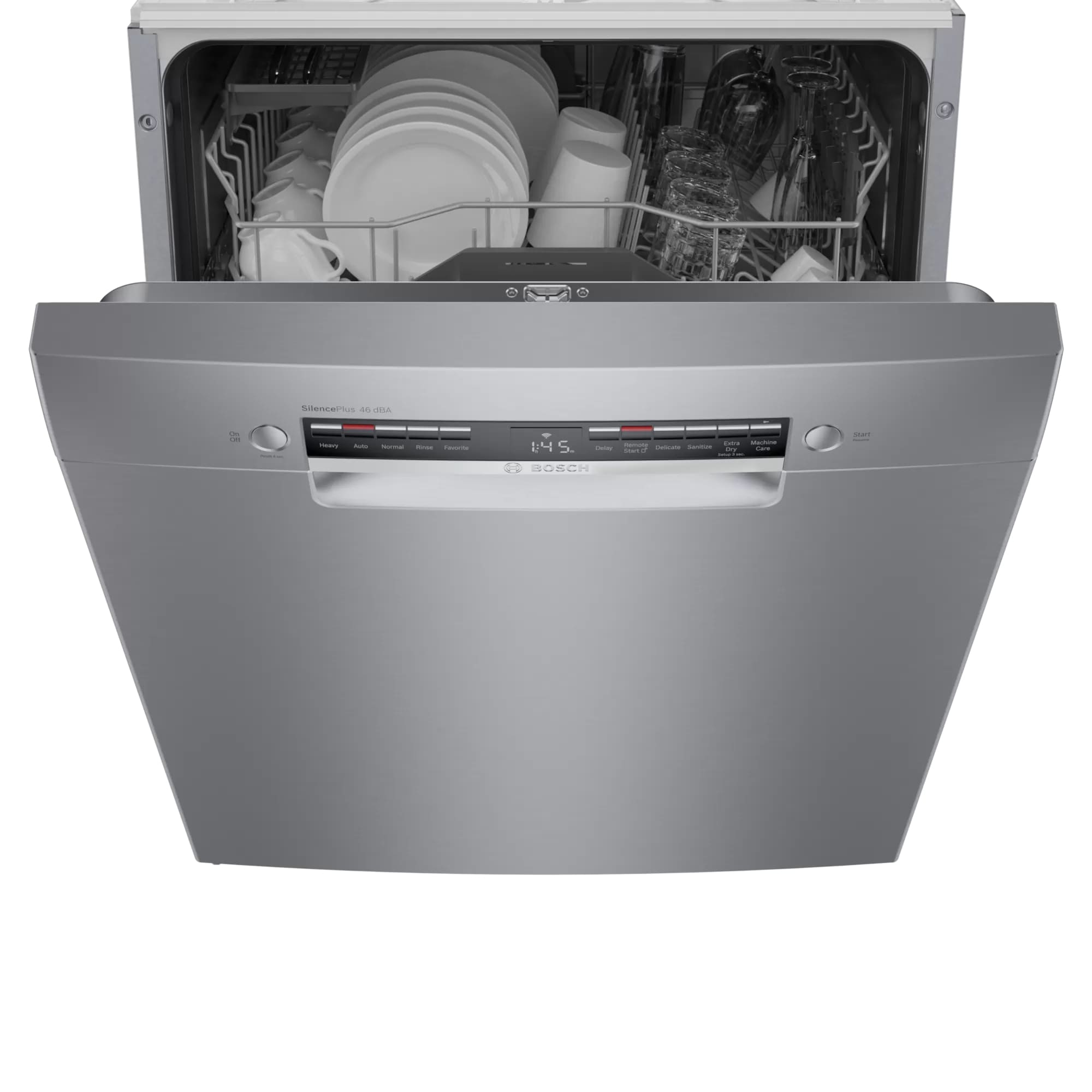 Bosch - 46 dBA Built In Dishwasher in Stainless - SGE53B55UC