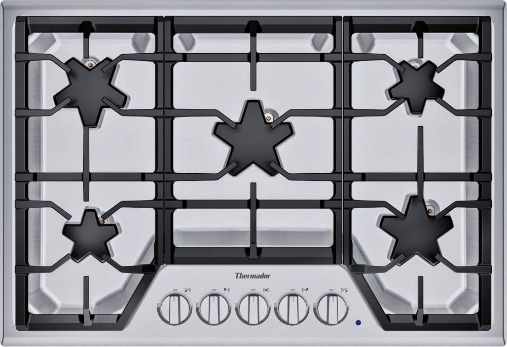 Thermador - 31 inch wide Gas Cooktop in Stainless - SGS305TS