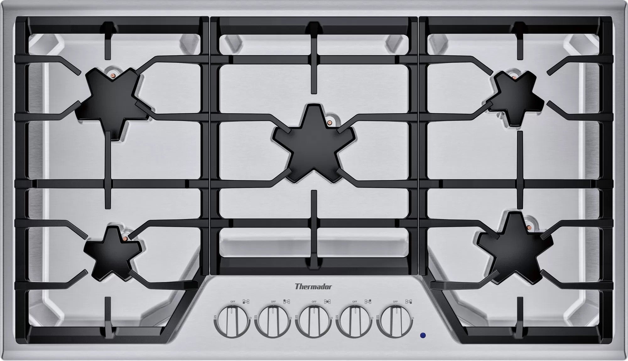 Thermador - 37 Inch Gas Cooktop in Stainless - SGS365TS