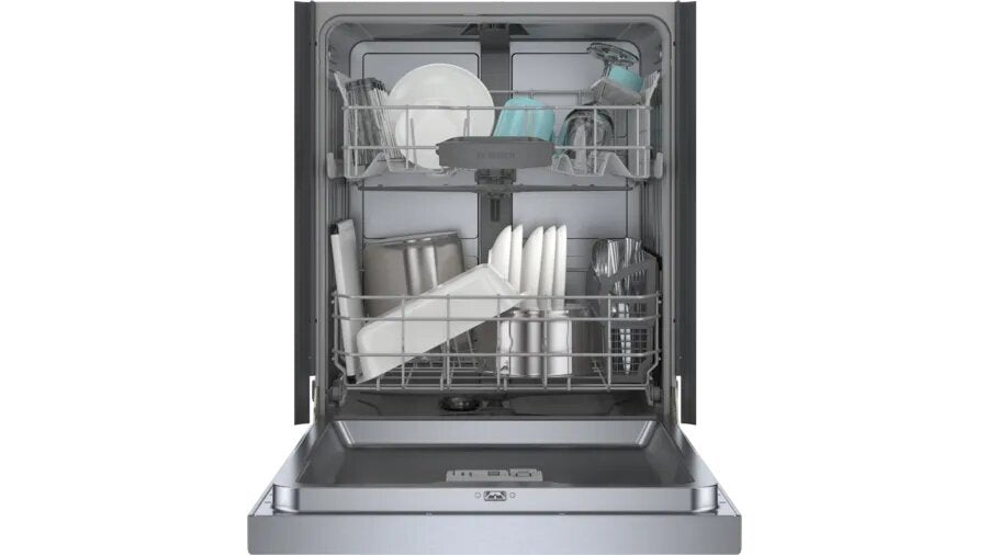 Bosch - 50 dBA Built In Dishwasher in Stainless - SHE3AEE5N