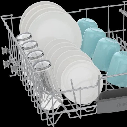 Bosch - 50 dBA Built In Dishwasher in White - SHE3AEM2N