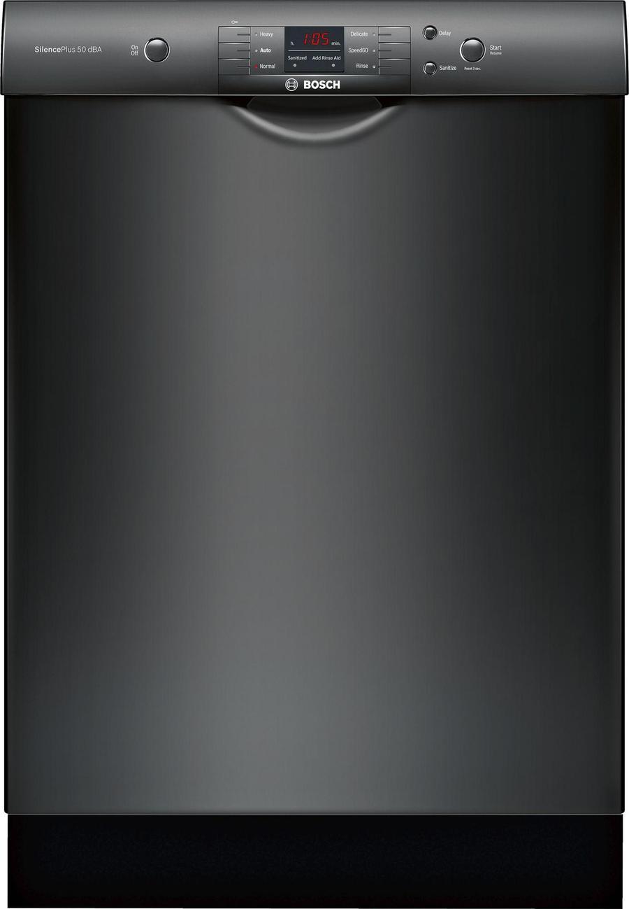 Bosch - 50 dBA Built In Dishwasher in Black - SHEM3AY56N