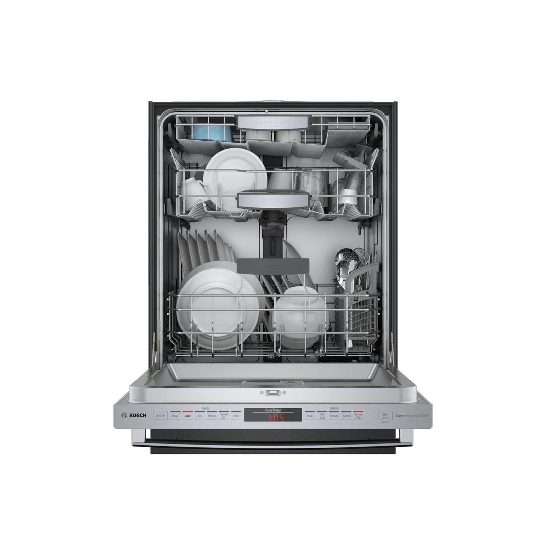 Bosch - 40 dBA Built In Dishwasher in Stainless - SHXM88Z75N