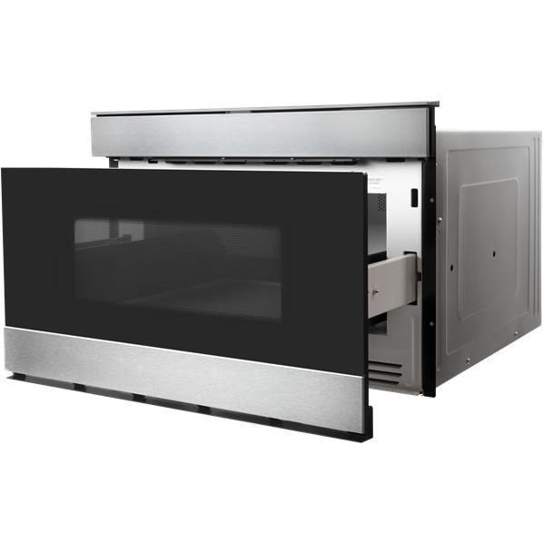 Sharp - 1.2 cu. Ft  Built In Microwave in Stainless - SMD2489ESC