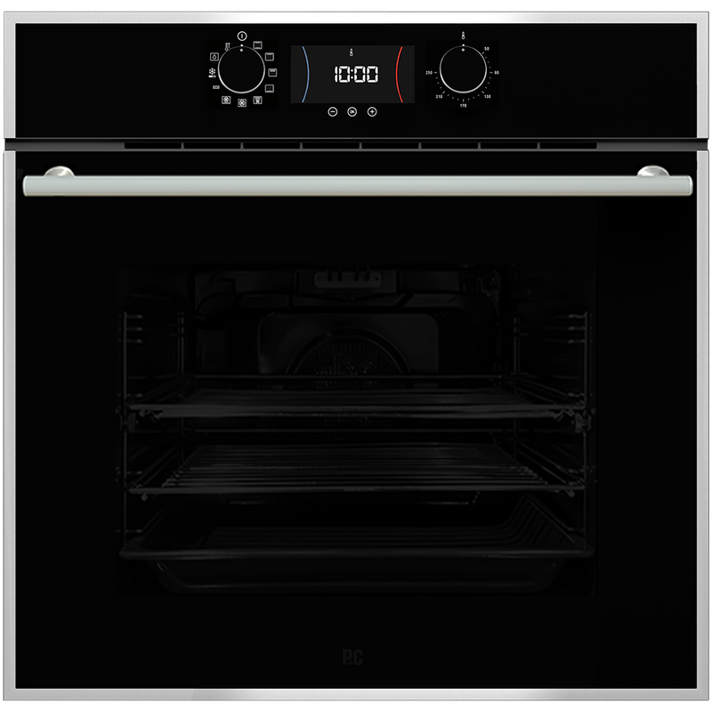 Porter & Charles - 2.5 cu. ft Steam Wall Oven in Black Stainless - SOPS60-1