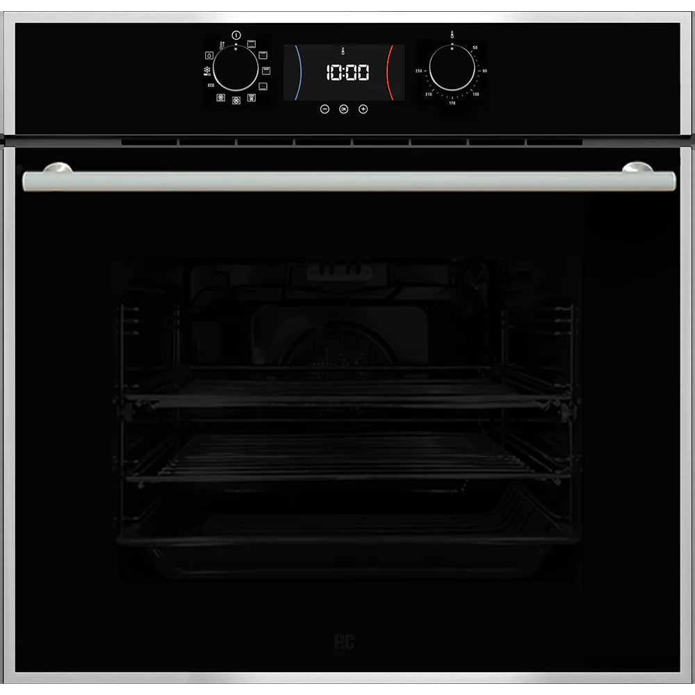 Porter & Charles - 2.5 cu. ft Steam Wall Oven in Black Stainless - SOPS60TM-1