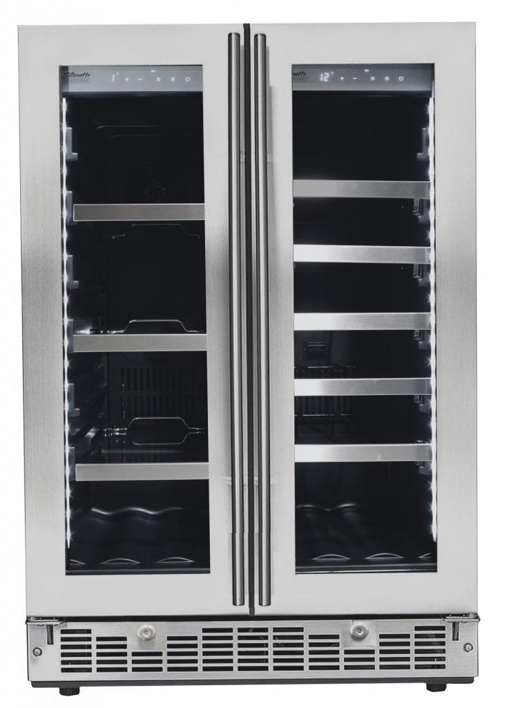 Silhouette - 23.8 Inch 4.7 cu. ft Built In / Integrated Beverage Centre Refrigerator in Stainless - SPRBC047D1SS