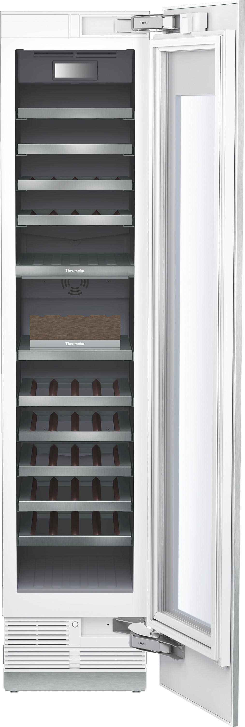 Thermador - 17.75 Inch 58 Bottles Built In / Integrated Wine Fridge Refrigerator in Panel Ready - T18IW905SP
