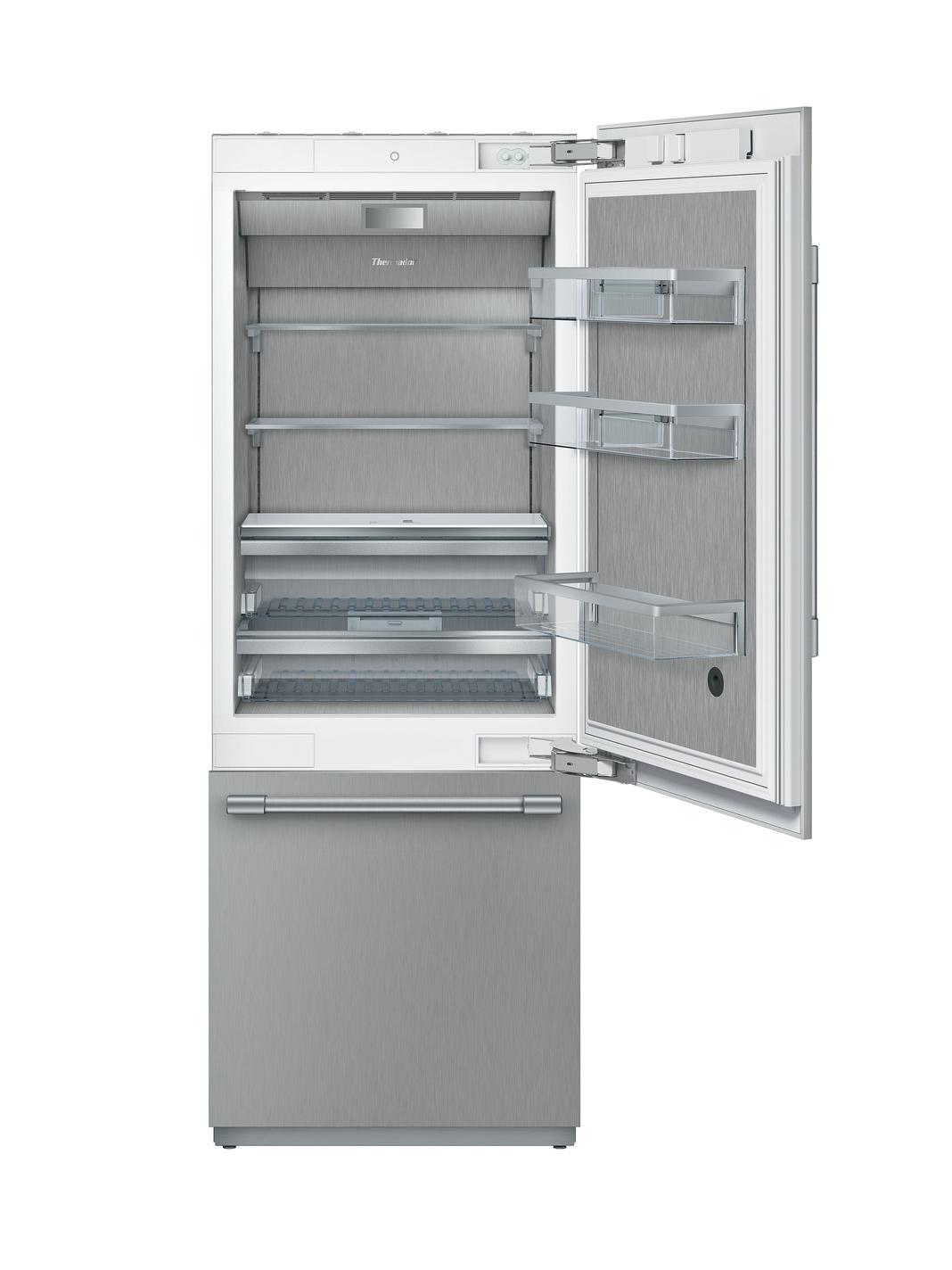 Thermador - 29.75 Inch 16 cu. ft Built In / Integrated Bottom Mount Refrigerator in Panel Ready - T30IB905SP